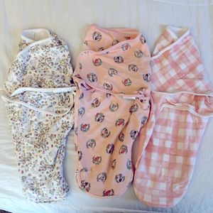 3 Disney Princess baby swaddles
